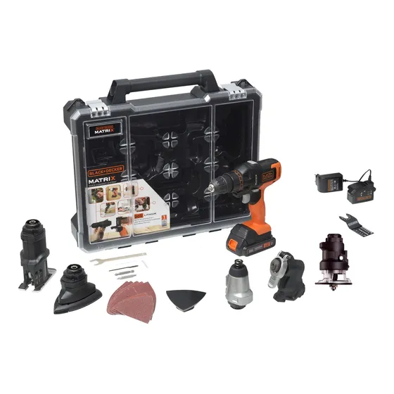 Herramienta Multipropósito 20v 6en1 Matrix Black+decker 