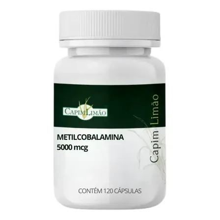 Metilcobalamina 5000mcg 120 Cápsulas