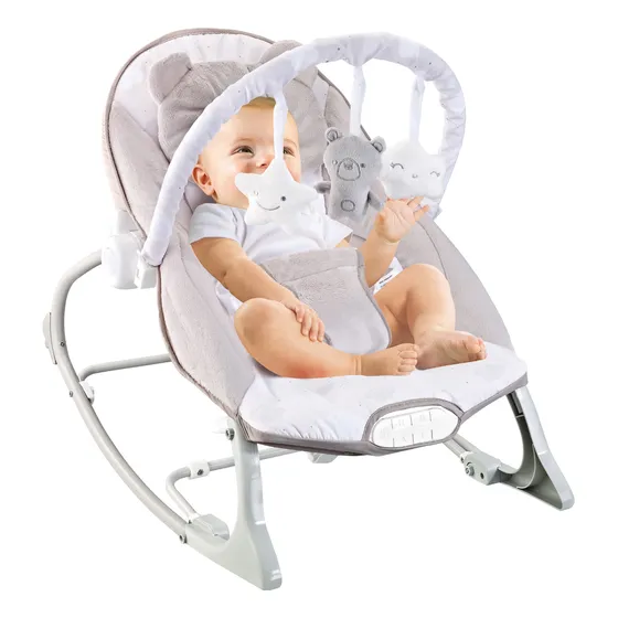 Cadeira de Descanso Bebê Musical Polar Bege 18kgs Maxi Baby