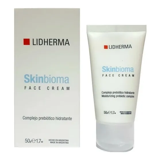 Lidherma Skinbioma Face Cream Hidratante Reparador Facial