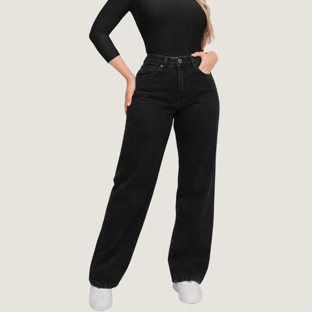 Calça Wide Leg Jeans - 4 Cores