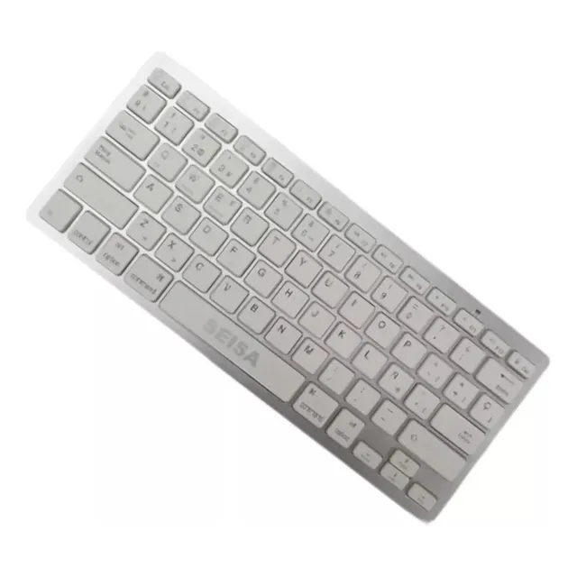 Teclado Ultra Slim Bluetooth Pc Tablet Android Ios Caseros