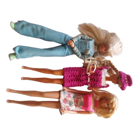 Niñas/muñecas:  Barbie En 3 Personajes Usadas En Buen Estado