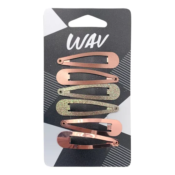 Hebilla Para Pelo Tic Tac Wav X 6 Un