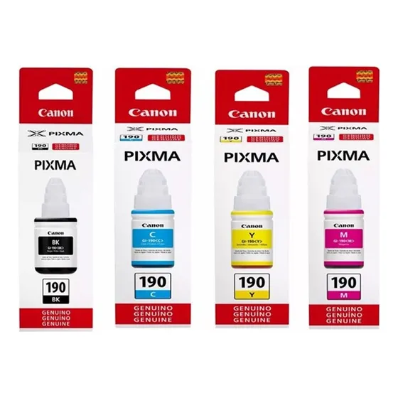 Juego De Tintas Original Canon 190 G4110 G3110 G2100