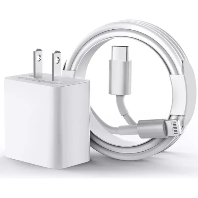 Cargador Apple 25w Lightning Para iPhone 11 12 13 14 Pro Max