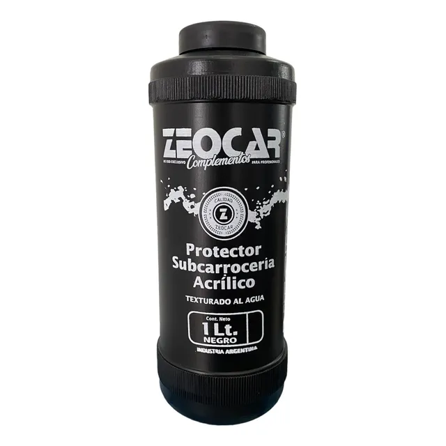 Pintura Automotriz Carrocerias Zeocar Negro X 1l Protex Agua