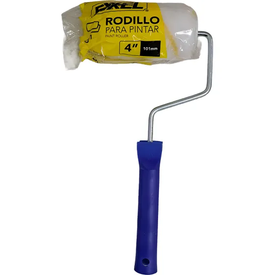 Rodillo Mini 4  Esqueleto Y Funda