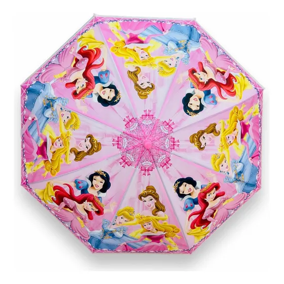Paraguas Sombrilla Para Niños Y Niñas Pvc 8866 Color Princess