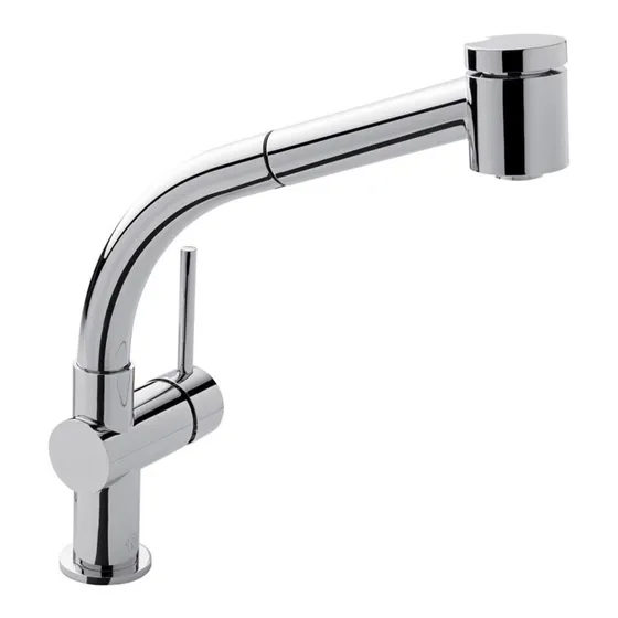Griferia Fv Temple Monocomand Cocina Mesada Ducha Ext 412/87