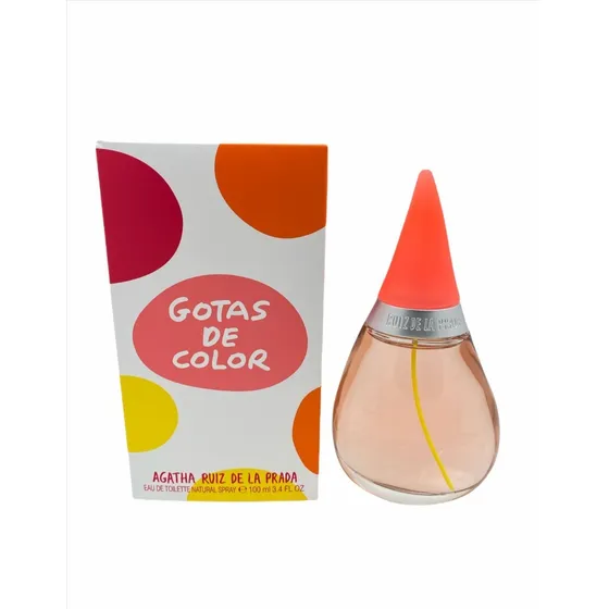 Perfume Loción Gotas De Color Mujer 100ml Original