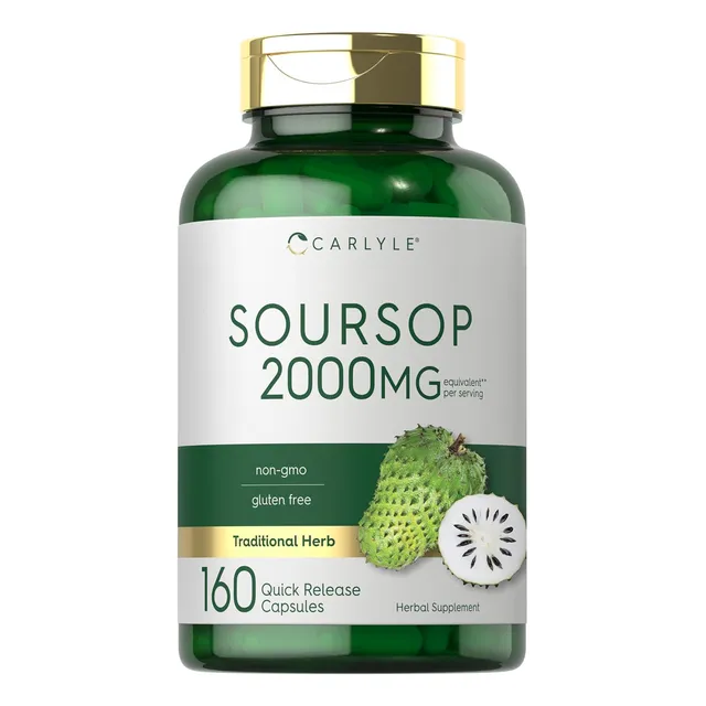 Extracto De Graviola Guanábana 2000 Mg Suplemento Dietético 