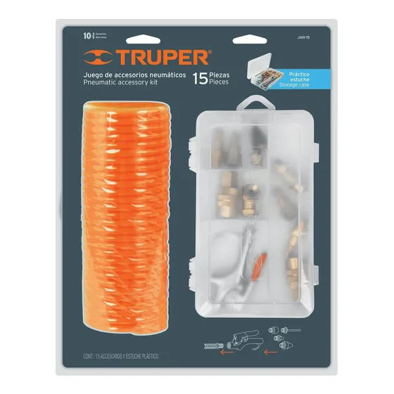 Juego 15 Pza Para Compresor De Aire Truper  19094
