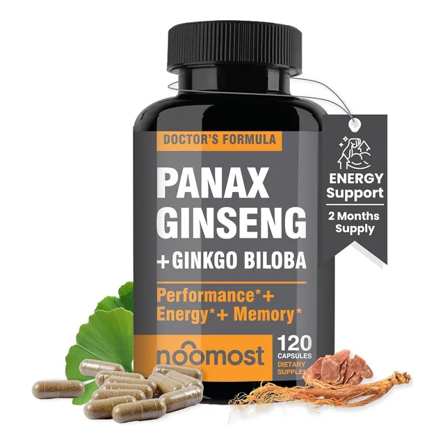 Ginseng Coreano + Ginkgo Biloba