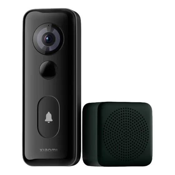 Timbre Inteligente Xiaomi Smart Doorbell 3s Negro - Avinari