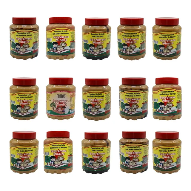 Doce De Leite Pastoso Pote 680gr Atacado Revenda 15 Potes