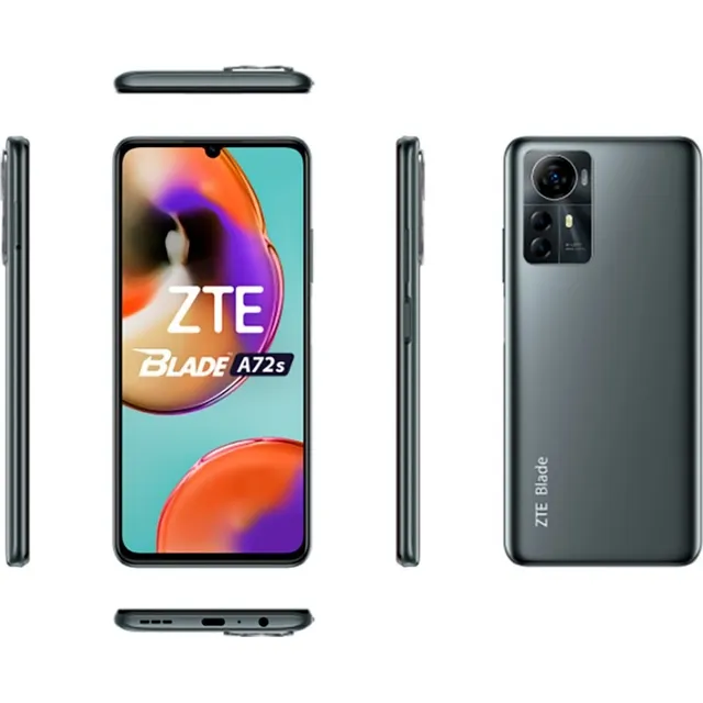 Celular Zte Blade A72s 128gb 6.75 Gris Color Gris Oscuro