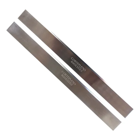 Navalha De Desengrosso 400 X 35 X 3 Mm  2 Facas