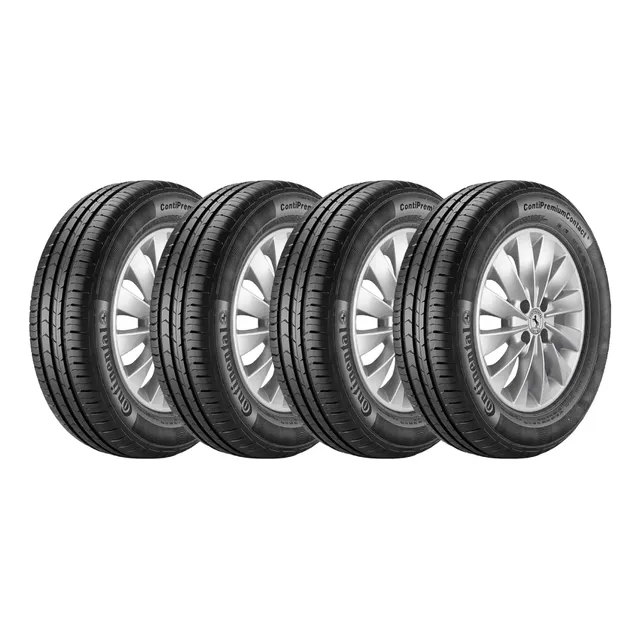 Kit X4 Neumáticos 185 65 R15 Continental Premium Contact 5