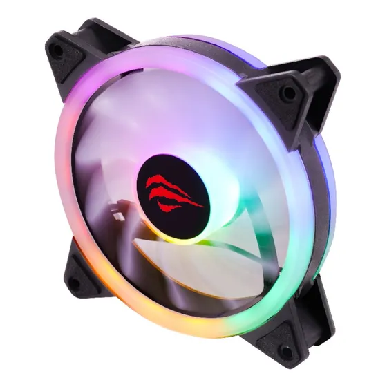 Fan Cooler Ventilador Pc Case Havit F2089 Led Rgb