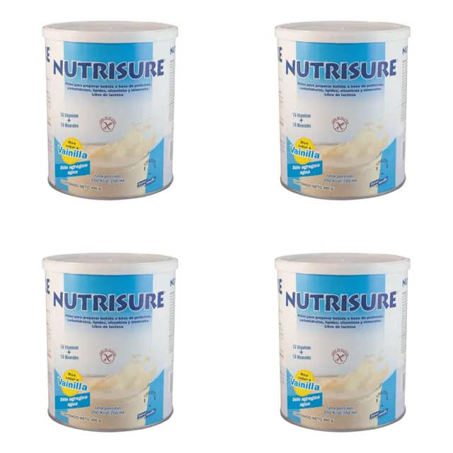 Nutrisure Tipo Cn Plus Ensure 400 Gr Complemento Pack 4 Unds