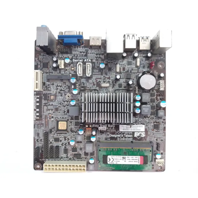 Placa + Micro + Ram 4gb Bat-i/j1900 Ecs Mini Atx 775/am2/am3