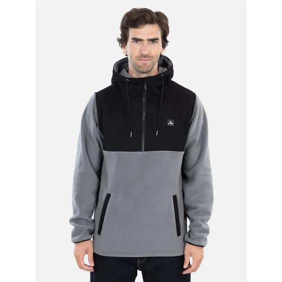 Poleron Micropolar Surfer Gris Hombre Rip Curl
