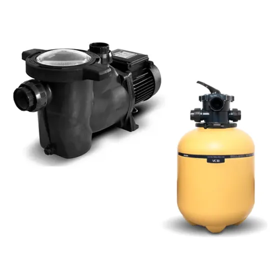 Filtro Vulcano Vc 30 + Bomba 1/2 Hp Pileta