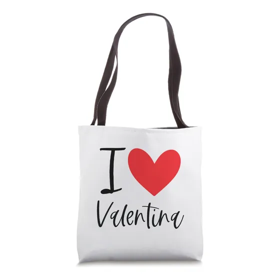 Amo A Valentina Nombre Personalizado Chica Mujer Amiga Coraz