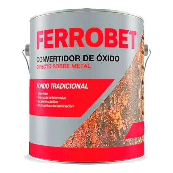 Convertidor De Oxido Ferrobet Blanco 4 Lts 