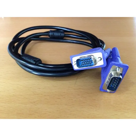 Cable Vga Doble Filtro M/m 1.5 Mtr 15 Pines Kingpc3