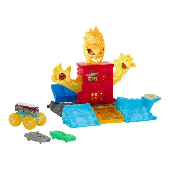 Pista De Brinquedo Htp39 Arena Apaga Incêndio Hot Wheels