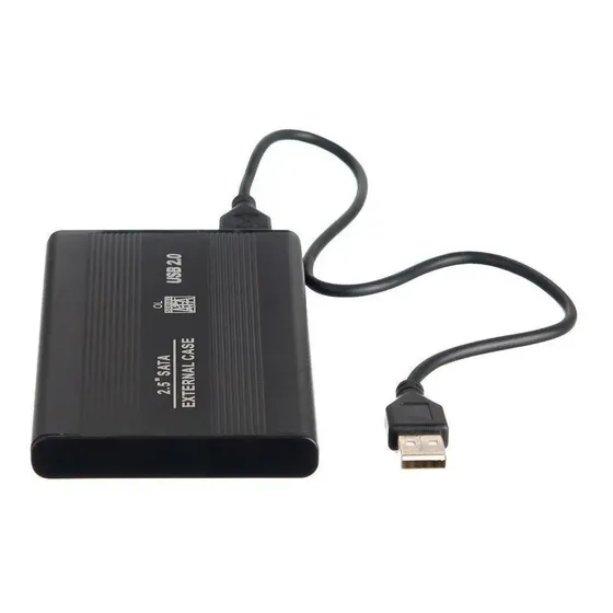 Disco Rígido Externo Portátil HDD 500 GB 2.5" Slim Com Cabo USB