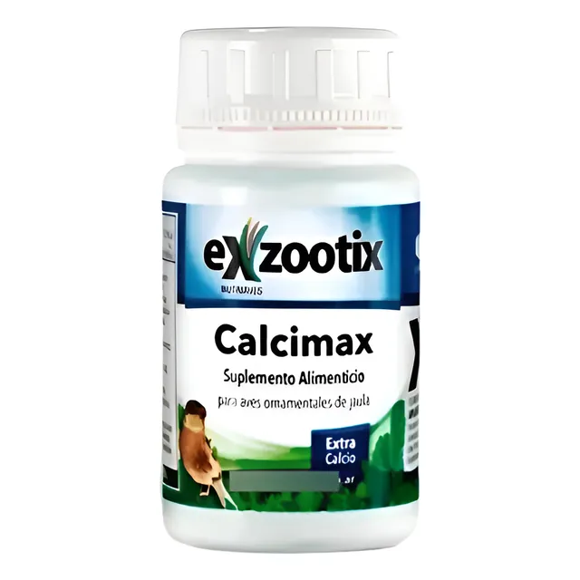 Calcimax Exzootix 80 Gr Suplemento Alimenticio Aves Pajaros