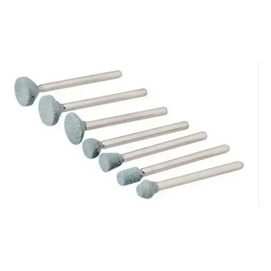 Puntas Montadas 7pcs Piedras Para Minitorno 1/8 P Metal