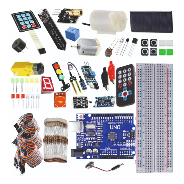 Kit 372 Pçs Robótica Projetos Para Arduino Maker Nf-e