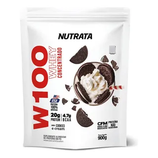 Whey Concentrado W100 Refil 900g Sabores Nutrata Whey Concentrado W100 Refil 900g Sabores Nutrata