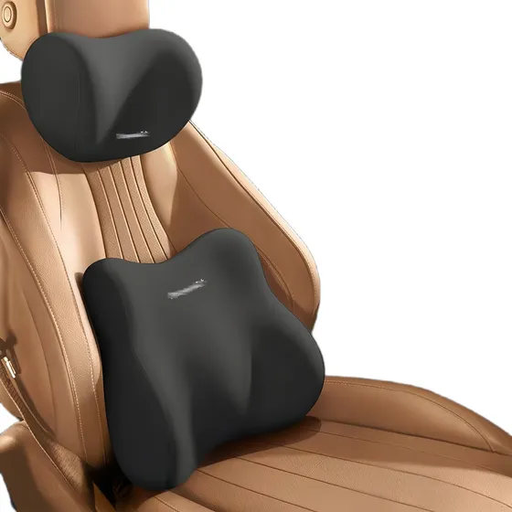 Cojín Lumbar Y Reposacabezas Ergonómico Para Auto Oficina
