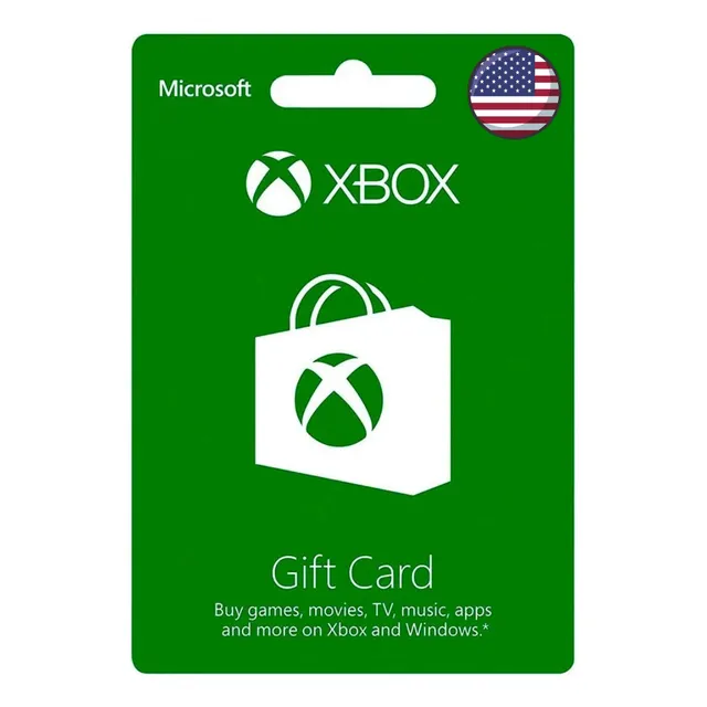 Tarjeta Xbox Live Microsoft Gift Card Región Usa Promocion