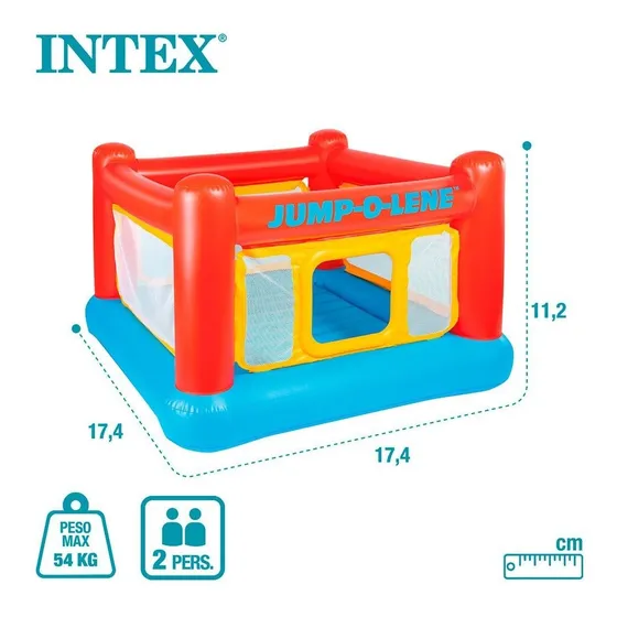 Colchon Castillo Saltarin Inflable P/ Niños 1a5 Años Intex. 