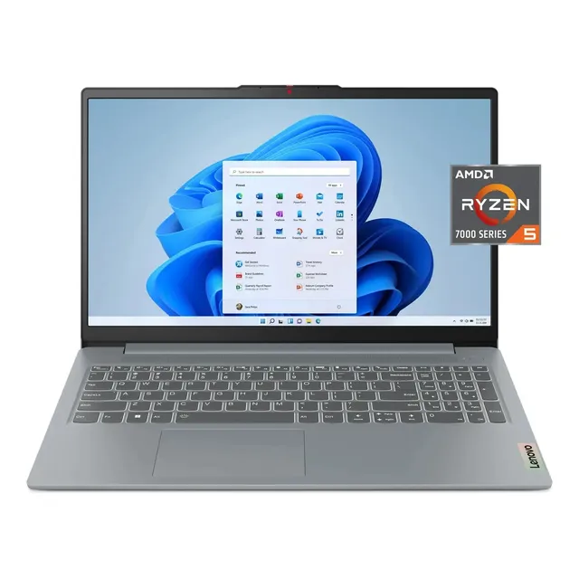 NOTEBOOK LENOVO IDEAPAD SLIM 315AMN8 RYZEN 5 7520U 8GB RAM SSD 256GB WINDOWS 11 HOME 15.6