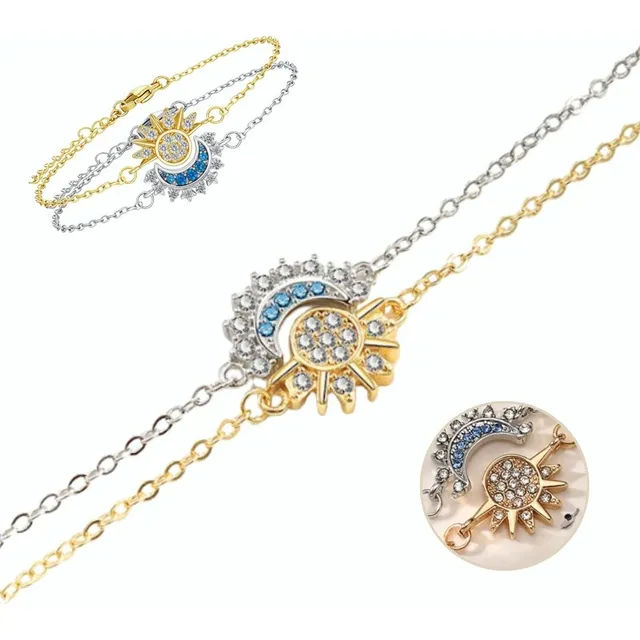 Manillas Sol Luna Pareja Regalo Novia Pulseras Compartidas