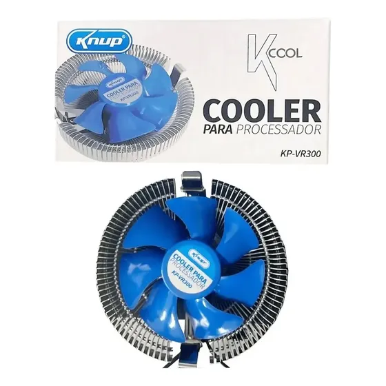 Cooler Knup KP-VR300 Para Processadores Intel e AMD Air Cooling 75W