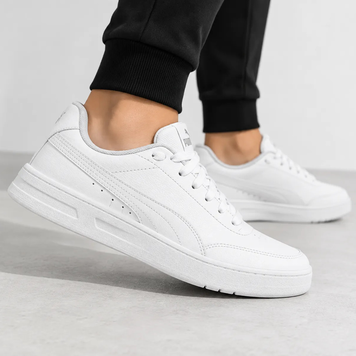 Tênis Puma Court Classic Clean Bdp Masculino Urbano Casual Tênis Puma Court Classic Clean Bdp Masculino Urbano Casual