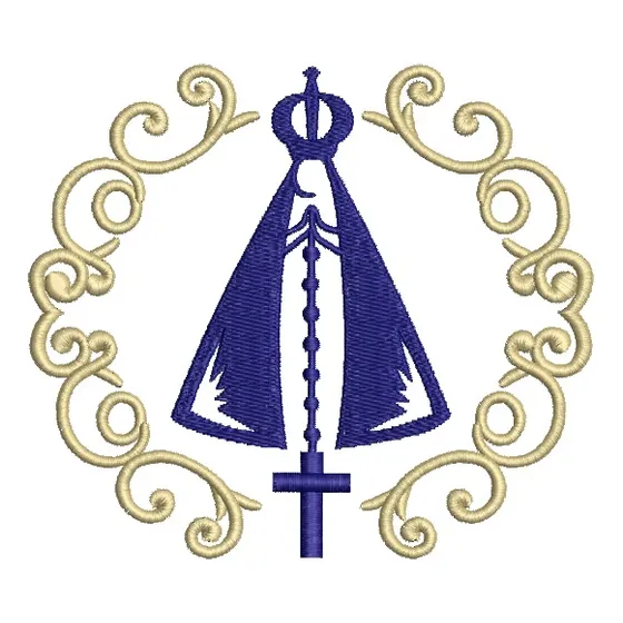 Matriz De Bordado Nossa Senhora Aparecida Monograma