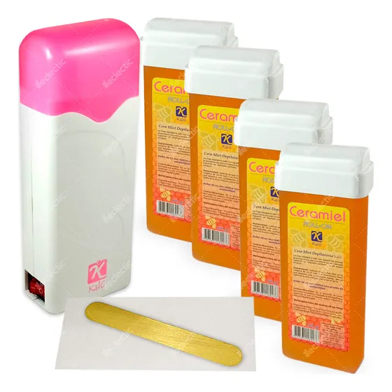 Kit Calentador Y 4 Cera Roll On