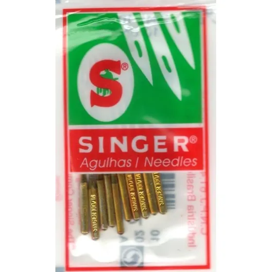 Singer 2045 Agujas Punta De Oro 20 Piezas 10x2 Paquetes