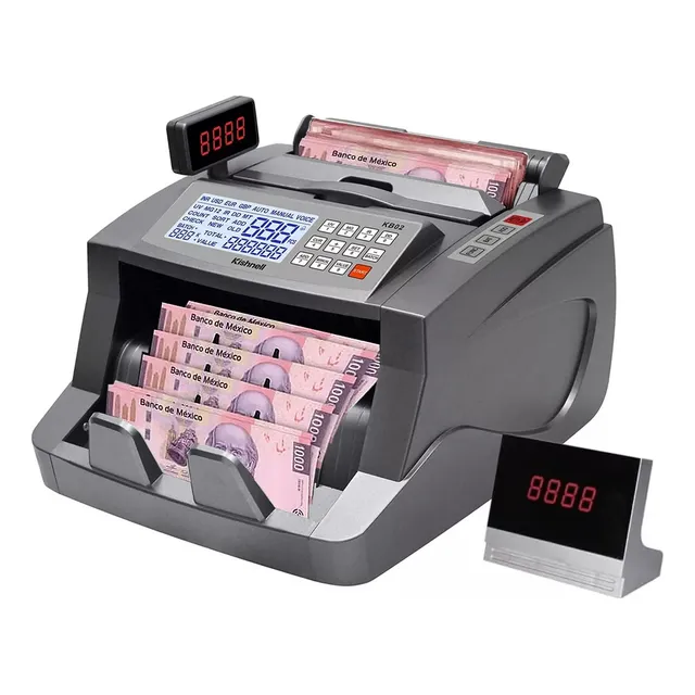 Contadora De Billetes Con Detector Uv, 1000/minuto Kishnell
