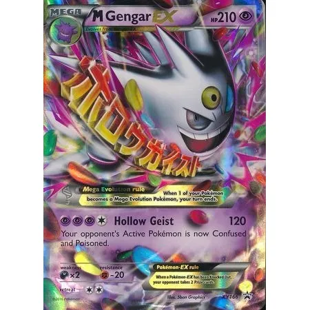 Mega Gengar Ex Xy166 Promo Ultra Raro Pokemon Tcg