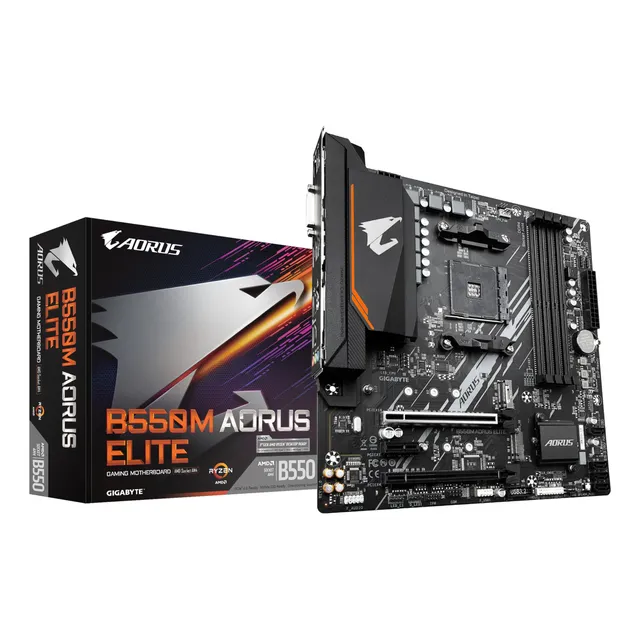 Placa Madre Gigabyte Amd B550 Aorus Elite Micro Atx Ddr4
